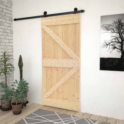 Sliding door Natural and...
