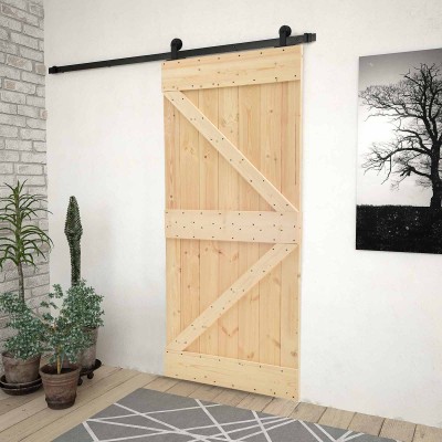 Sliding door Natural and...