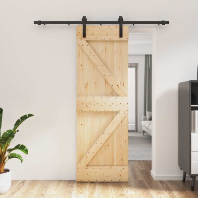 Sliding door Natural and...