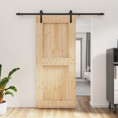 Sliding door Natural and...