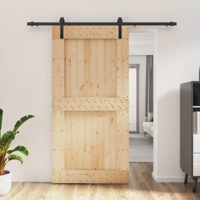 Sliding door Natural and...
