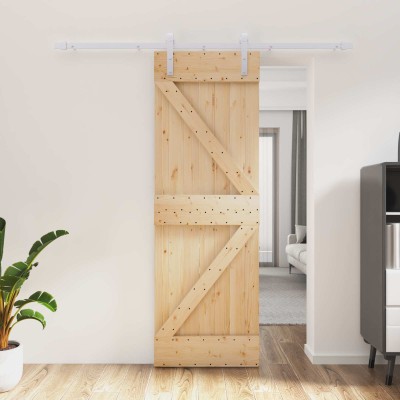 Sliding door Natural and...