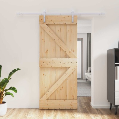 Sliding door Natural and...