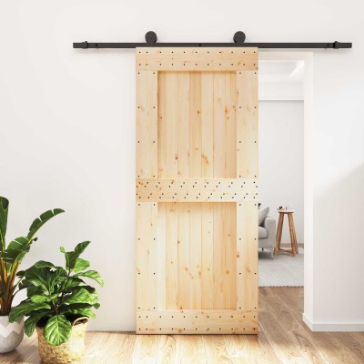 Sliding door Natural and...