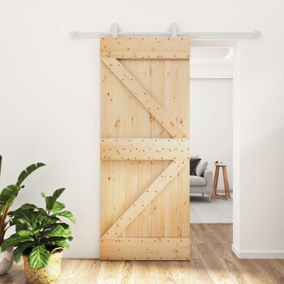 Sliding door Natural and...