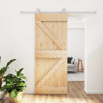 Sliding door Natural and...