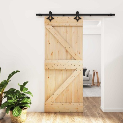 Sliding door Natural and...