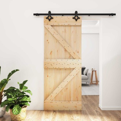 Sliding door Natural and...