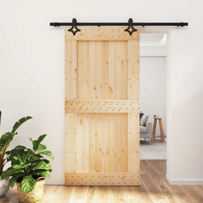 Sliding door Natural and...