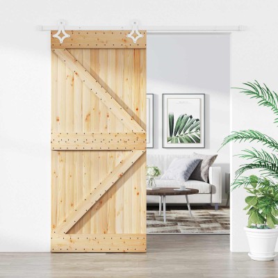 Sliding door Natural and...