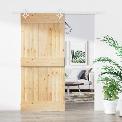 Sliding door Natural and...