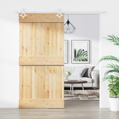 Sliding door Natural and...