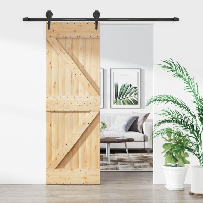 Sliding door Natural and...