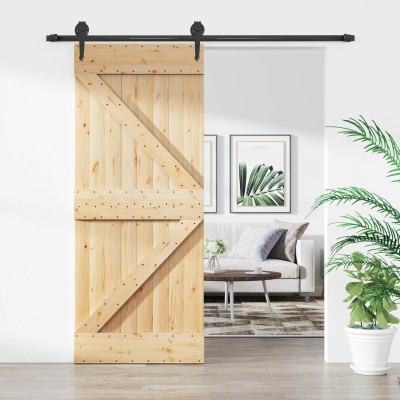 Sliding door Natural and...