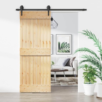 Sliding door Natural and...