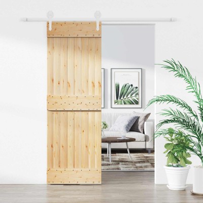 Sliding door Natural and...