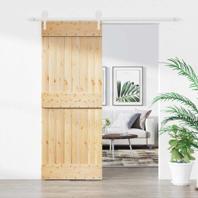 Sliding door Natural and...