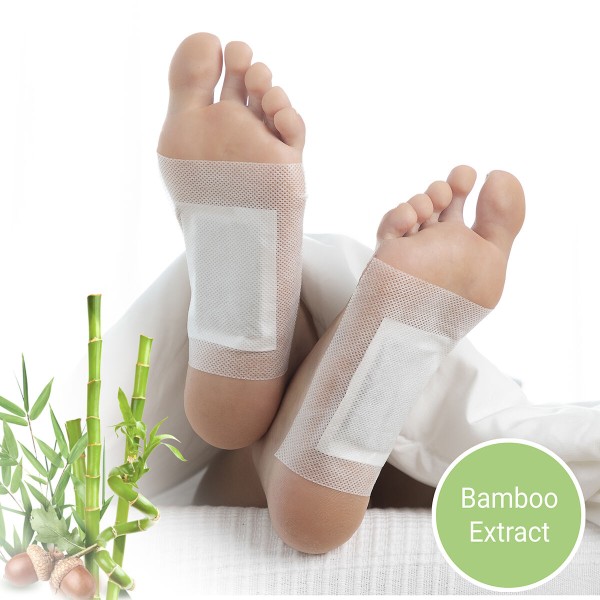 Detox Jalkapohjalaastarit Bamboo InnovaGoods 10 osaa