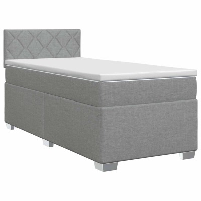 Spring bed with mattress...