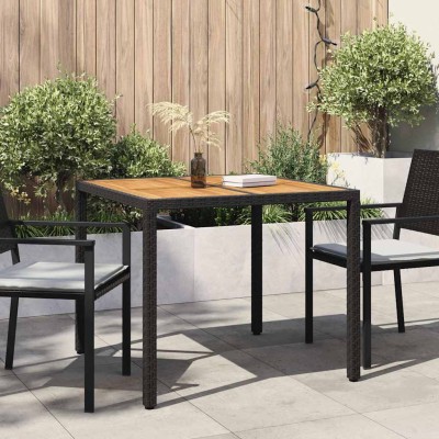 Garden table Black 90 x 90...