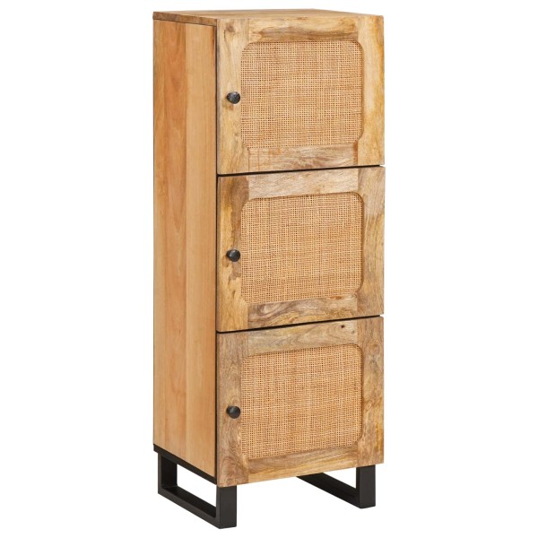 Tall cabinet Brown 90 x 33 x 75 cm Solid mango wood