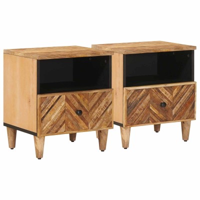 Bedside table 2 pcs. Brown...