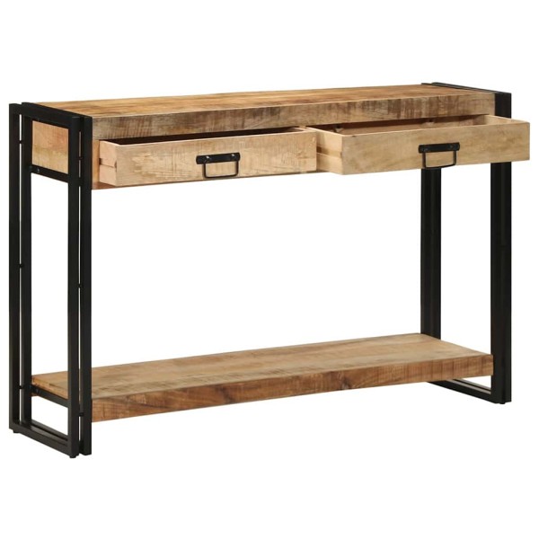 Console table Brown 120 x 33 x 75 cm Solid mango wood