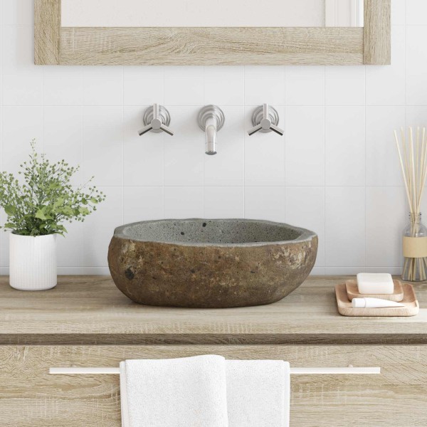 River stone pool Light gray (30-37) x (25-30) x 12 cm