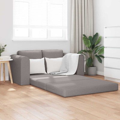 Sofa bed 60cm Taupe fabric