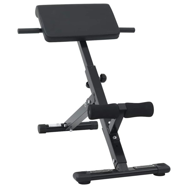 Hyperextension bench Black 100.5 x 70 x 78 cm