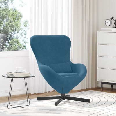 Egg-shaped chair Blue 63 x...