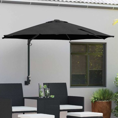 Garden Umbrella Black 248 x...