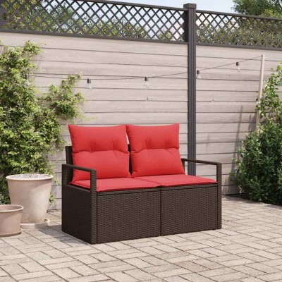 Garden sofa with pillow 120...