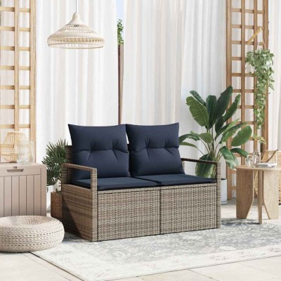 Garden sofa with pillow 120...