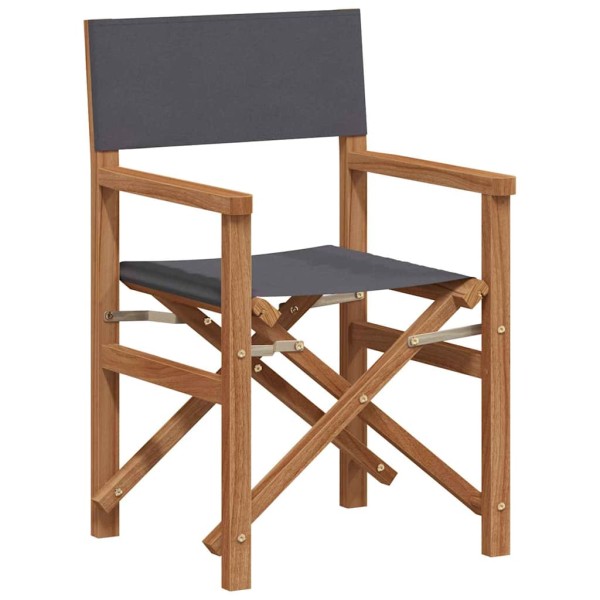 Director's chair Gray Solid wood