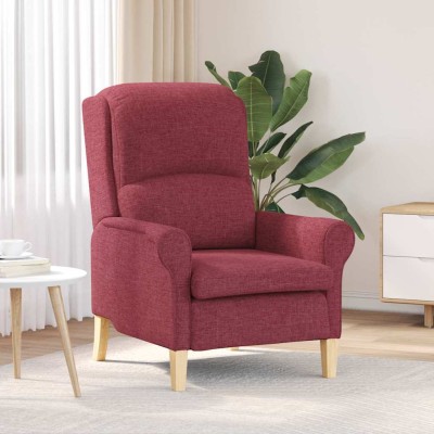 armchair Wine red fabric