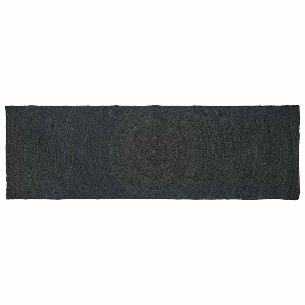 Carpet coating Dark grey 80 x 250 cm Jute