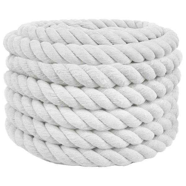 Rope White 3 x 3 x 5000 cm Cotton