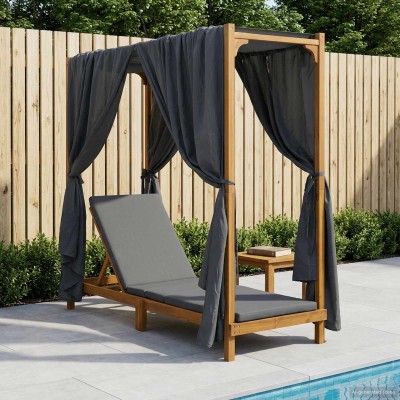 Single sun lounger with...