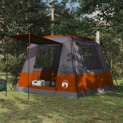 Party tent Gray and orange...