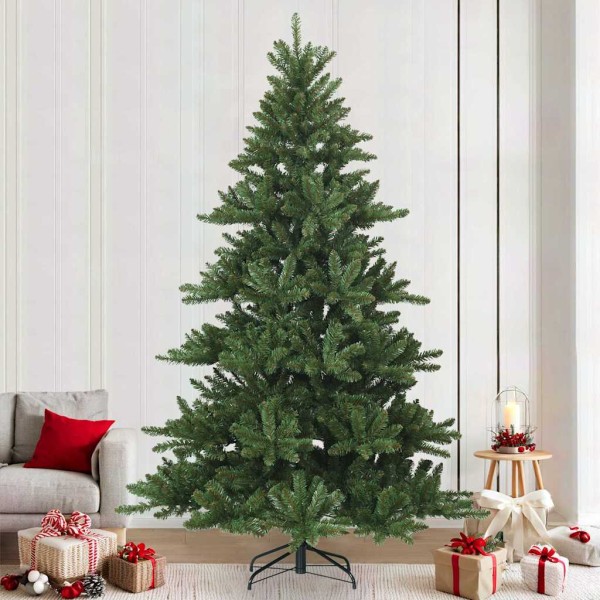 Artificial Folding Christmas Tree Green 240 cm PVC, steel