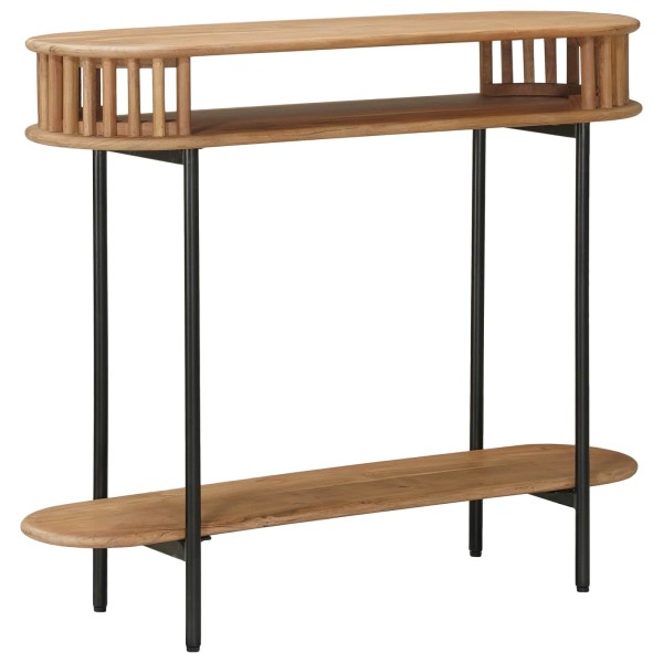 Handmade end table Dark brown 90 x 30 x 75 cm
