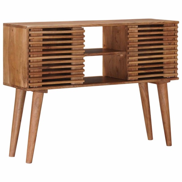 Handmade end table Woven brown 100 x 30 x 75 cm