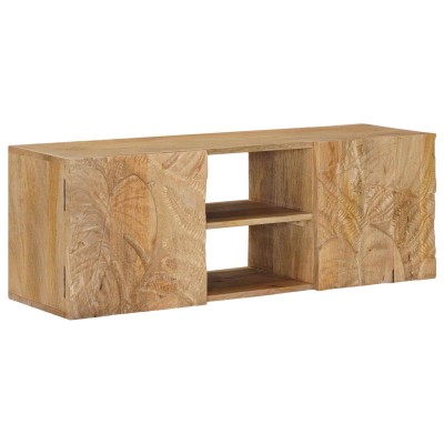 Wall TV stand with shelf...