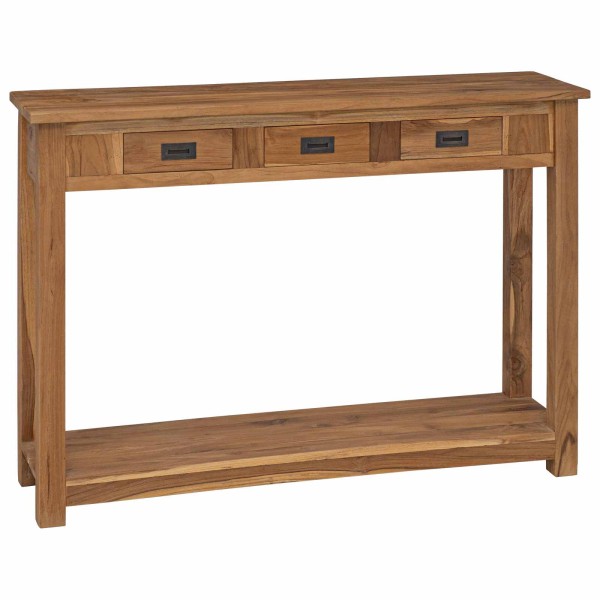 Console table Natural 110 x 30 x 80 cm Solid wood