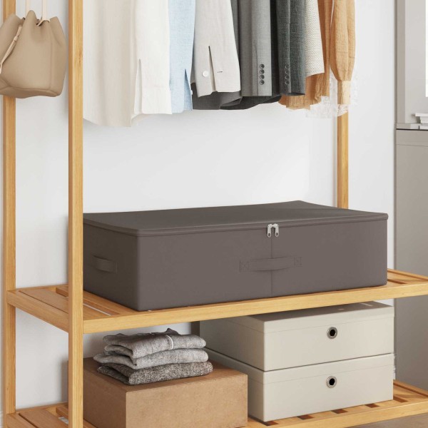 Storage box 24 pcs. Non-woven fabric 70 x 40 x 18 cm Grey