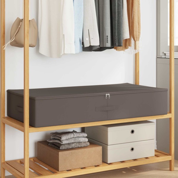 Storage box 24 pcs. Non-woven fabric 90 x 48 x 15 cm Grey