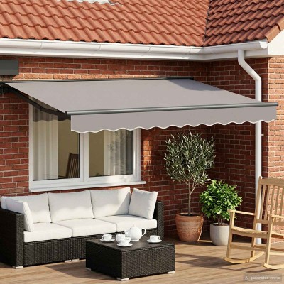 Manual awning frame...