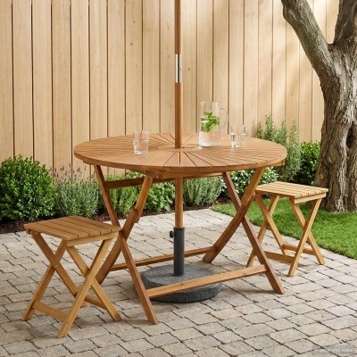 Folding garden table...