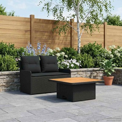 Garden with armchair and...